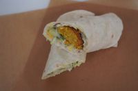 Tortilla wrap med falaffel